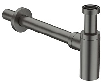 картинка Бутылочный сифон для умывальника IDDIS Optima home графит OPTGM00i84 от магазина