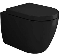 картинка Унитаз подвесной BOCCHI Venezia 1295-004-0129 черный матовый, с крышкой A0302-004 с микролифтом от магазина