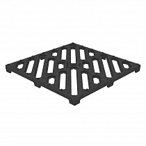 картинка Решетка для дождеприемника Gidrolica 300х300 мм чугунная черная от магазина