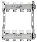 картинка Коллекторная группа Hoobs, нерж. сталь, с термостатом и отсекающими клапанами, 1"х3/4"-6 выходов HB-INCTK-805506 от магазина